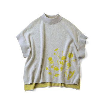 el:ment | el:ment×山本祐布子日常に紡ぐジャカードニットトップス