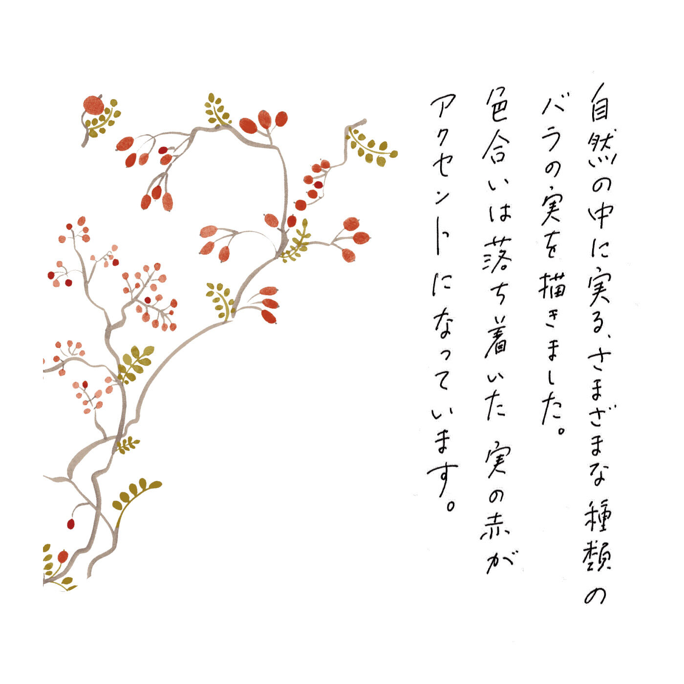 el:ment［エルメント］|el：ment×山本祐布子 内側ひらりバラの実が華やぐ 中わた入りで軽やか マフラーいらずジャケットコート