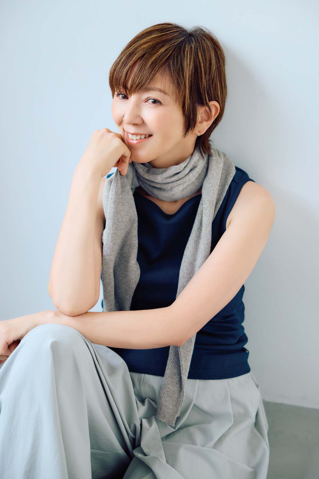 el:ment|大人の女史会×el:ment　ふわり羽衣心地 すっきり印象ボレロニットカーディガン〈UV対策〉の会|コーディネートのアクセントにも。