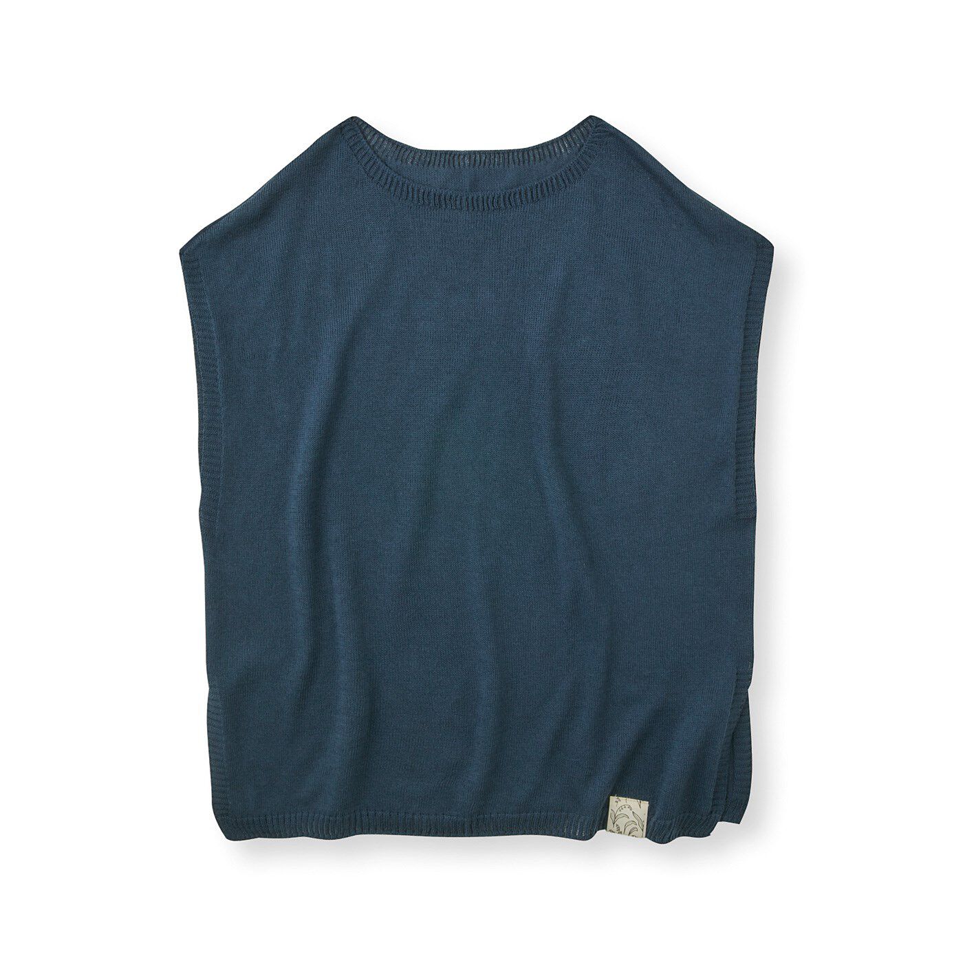 SAANA JA OLLI|サーナ ヤ オッリ　澄んだ空気をまとう軽やかさ　オーガニックコットン100％のニットベスト〈インクネイビー〉|〈インクネイビー〉