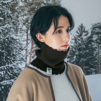 SAANA JA OLLI | 無撚コットン混ネックカバー