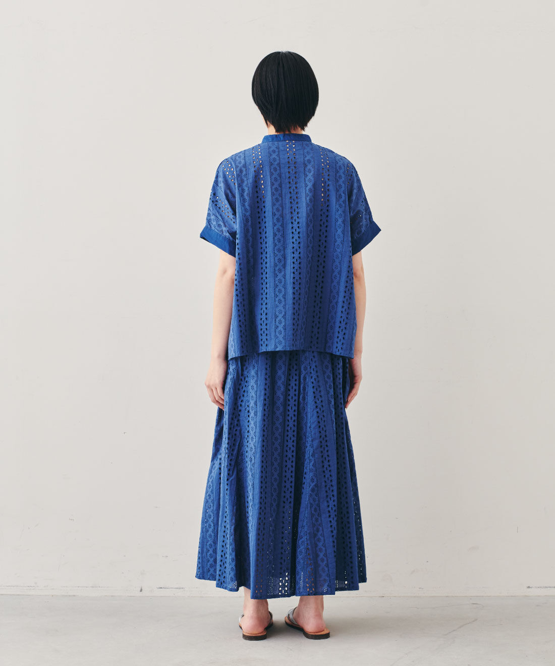 フェリシモファッションニュース|Vincent et Mireille SLEEVELESS BLOUSE【WEB LIMITED ITEMS】|モデル身長：163cm