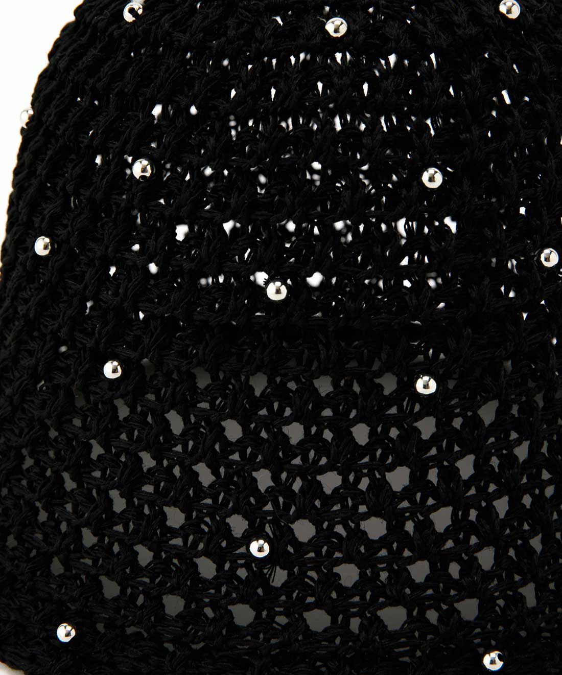 MEDE19F [メデ・ジュウキュウ]|CASSELINI　ドットビーズサマーハット【WEB LIMITED ITEMS】|※お届けのカラーとは異なります。