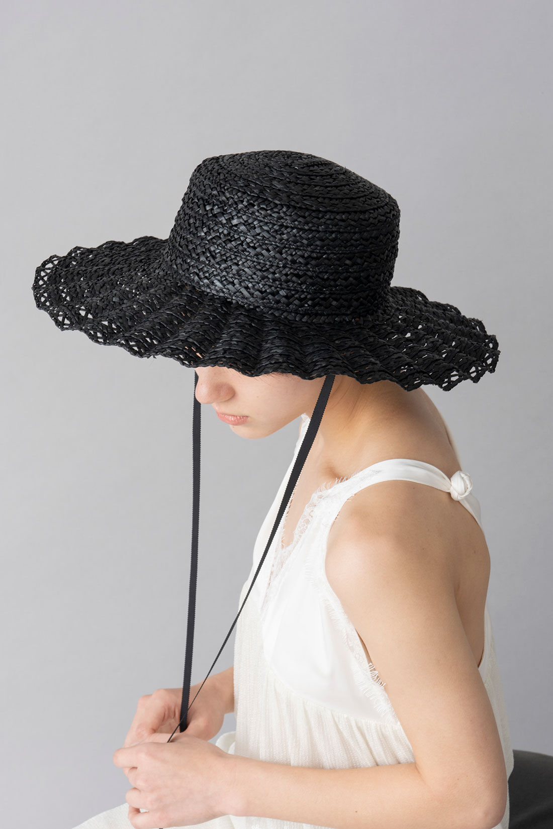 MEDE19F [メデ・ジュウキュウ]|CASSELINI　透かしなみなみハット【WEB LIMITED ITEMS】