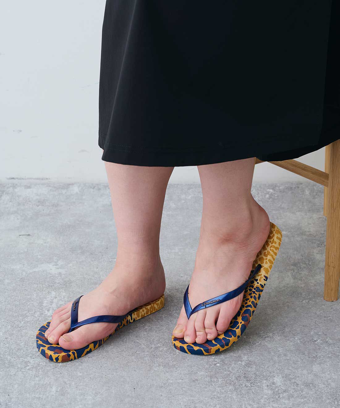 フェリシモファッションニュース|Ipanema ANIMAL PRINT VI サンダル(イエロー/パーリーブルー)【WEB LIMITED ITEMS】