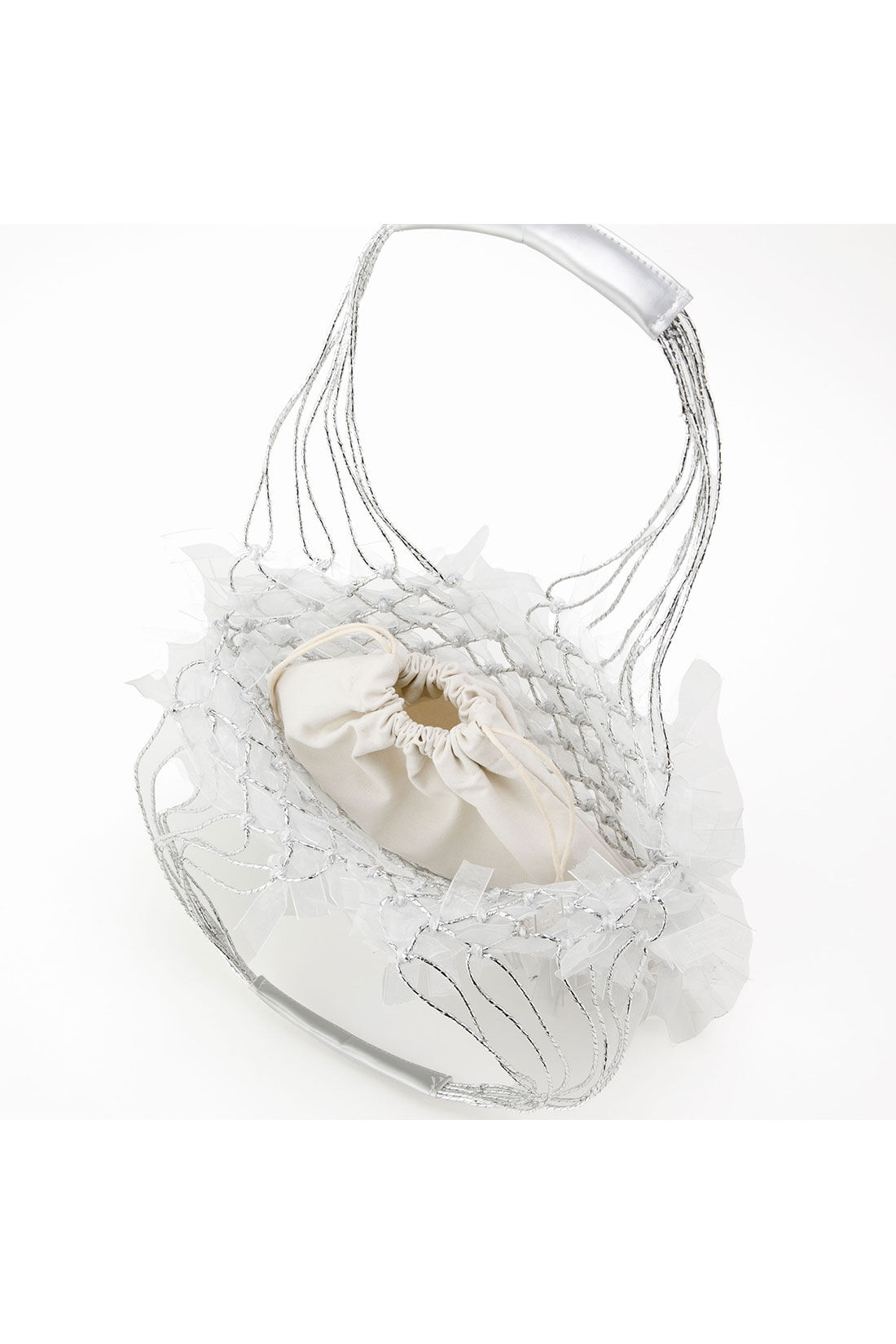 MEDE19F [メデ・ジュウキュウ]|CASSELINI　チュールリボンバッグ【WEB LIMITED ITEMS】