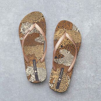 フェリシモファッションニュース | Ipanema ANIMAL PRINT VI サンダル(ベージュ/ゴールド/ブラウン)