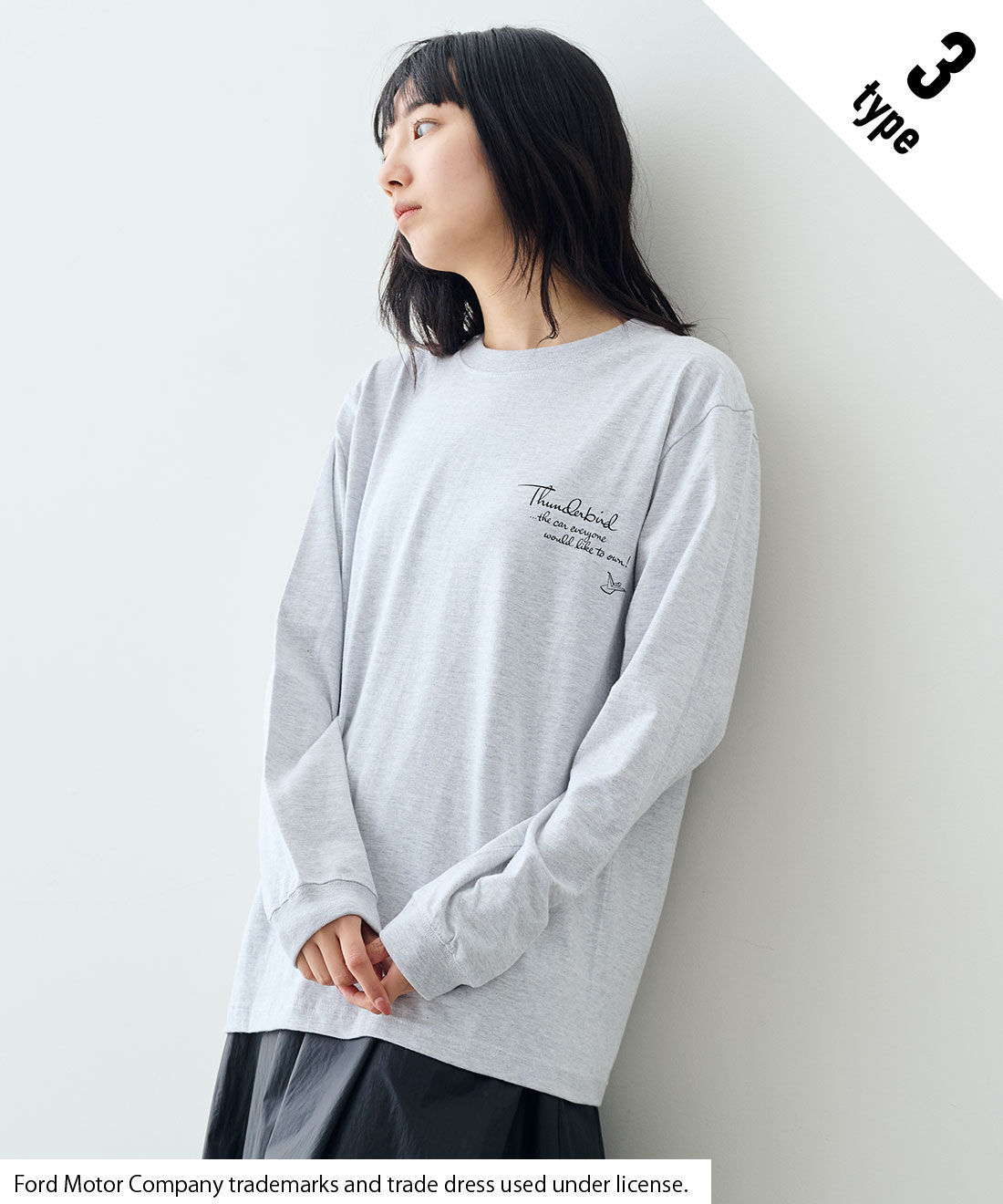 フェリシモファッションニュース|GOOD ROCK SPEED FORD LONG SLEEVE【WEB LIMITED ITEMS】|3.ASH