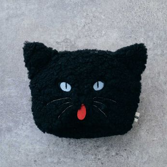 MEDE19F [メデ・ジュウキュウ] | Casselini 黒猫BIGポーチ