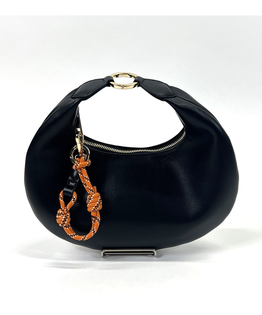 MEDE19F [メデ・ジュウキュウ]|LEVERINS　Paracord moon bag S【WEB LIMITED ITEMS】|2.ブラック