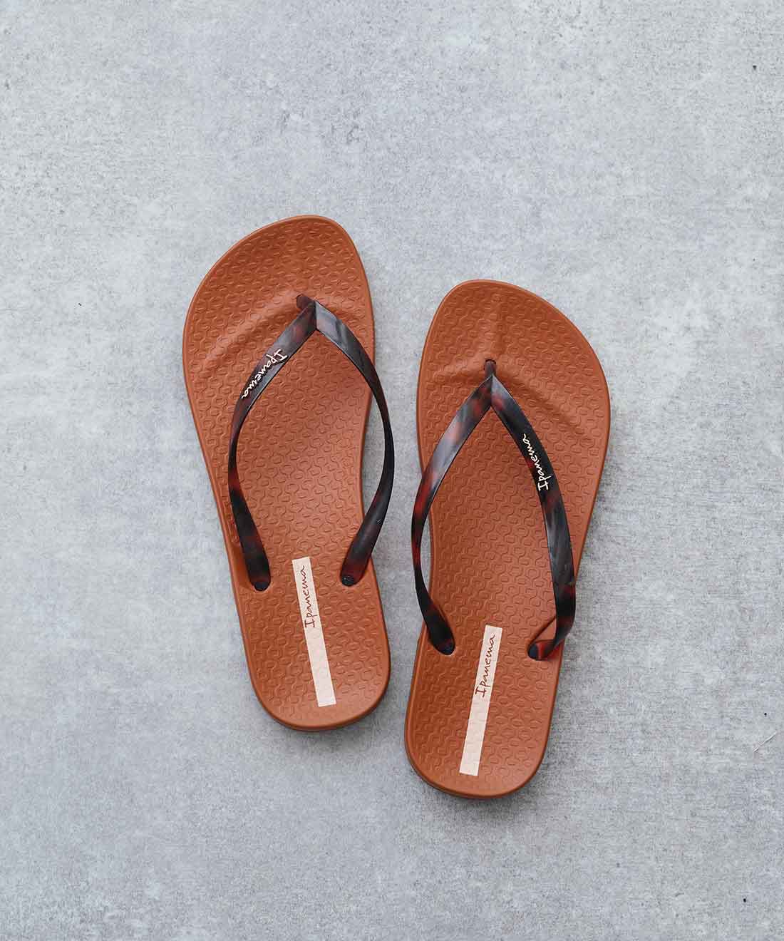 フェリシモファッションニュース|Ipanema ANAT CONNECT ブラットビーチサンダル(ブラウン)【WEB LIMITED ITEMS】