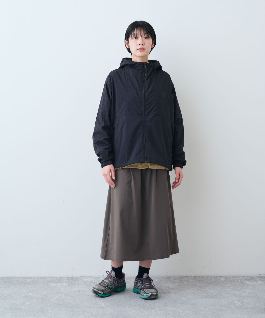 MEDE19F [メデ・ジュウキュウ]|KELTY　パッカブルコンパクトパーカー【WEB LIMITED ITEMS】|モデル身長：163cm
