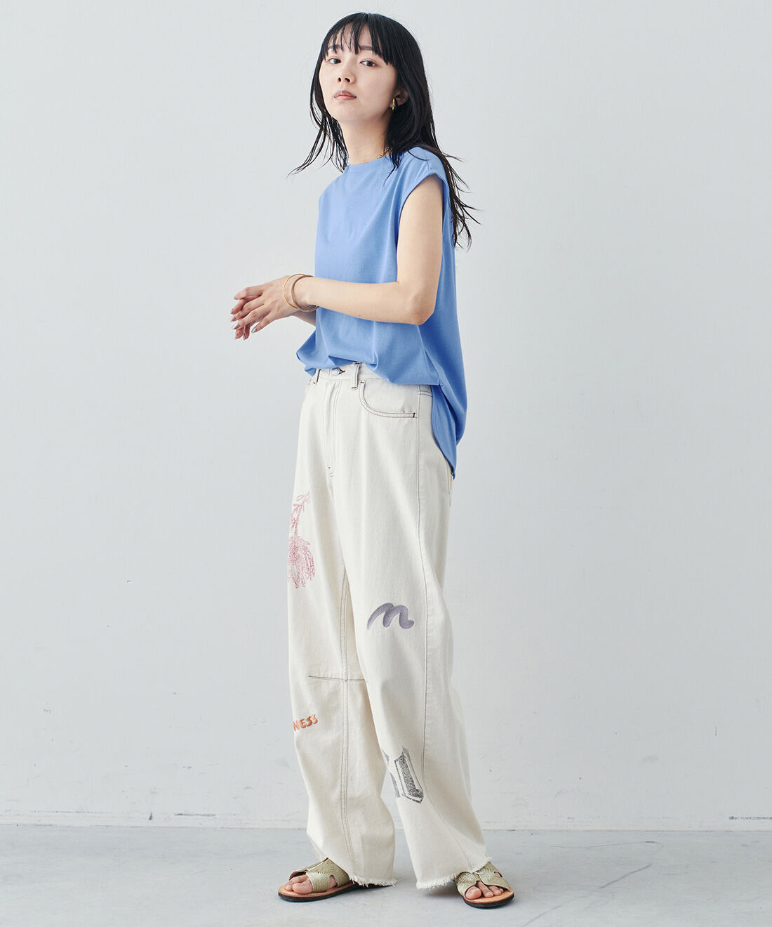 フェリシモファッションニュース|接触冷感のラウンドヘムフレンチスリーブＴシャツの会