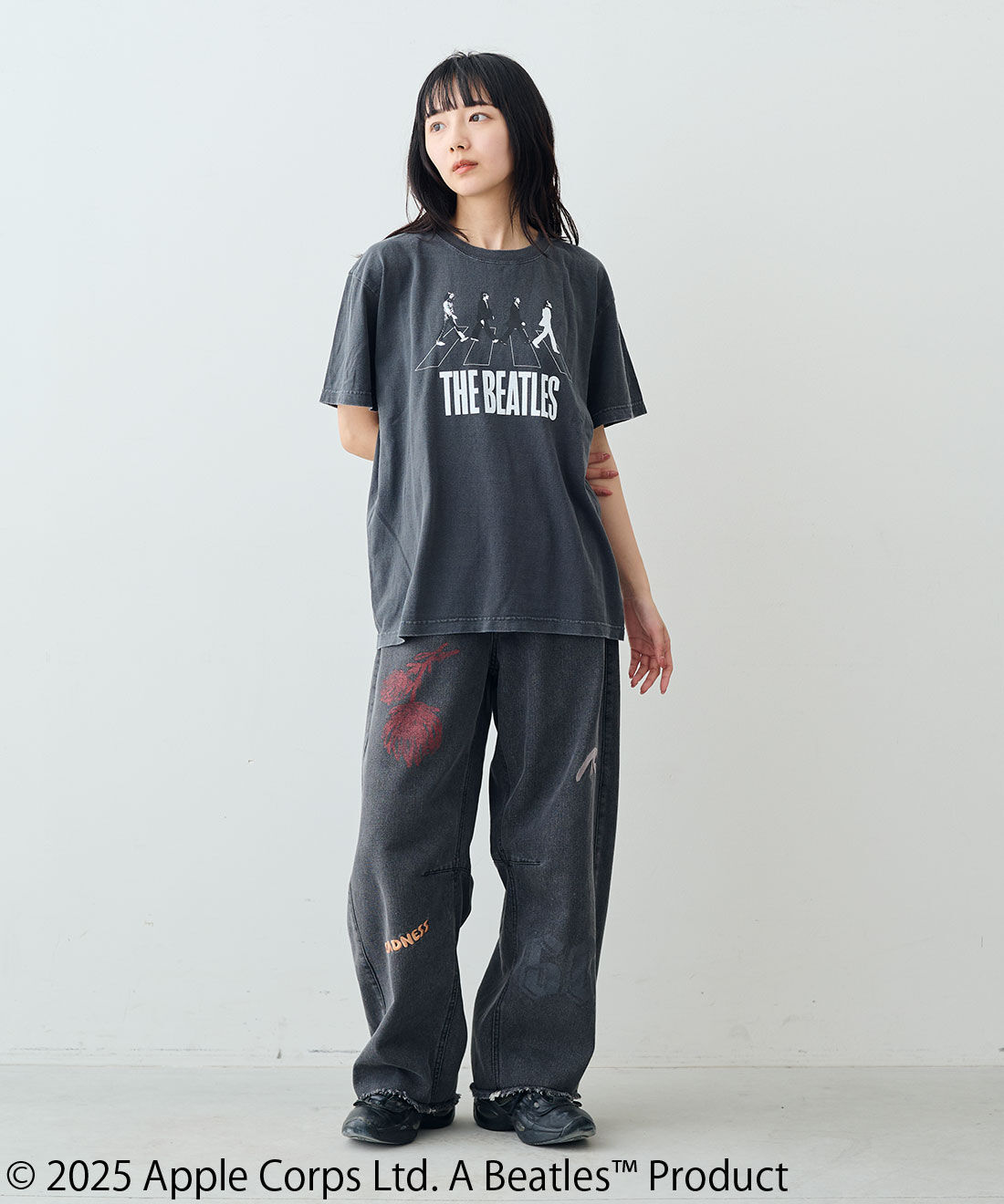 フェリシモファッションニュース|GOOD ROCK SPEED THE BEATLES【WEB LIMITED ITEMS】|モデル身長：163cm　着用サイズ：M