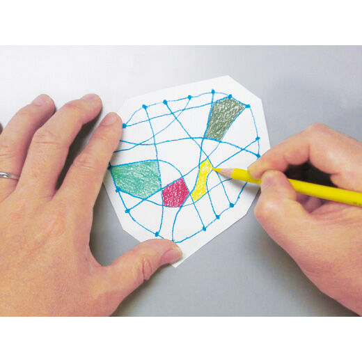 ミニツク特急便|脳がめざめるお絵かきプログラム　色えんぴつ編用　紙セット１「いろいろ田んぼ」