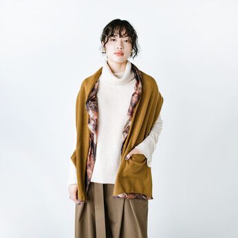 haco! | RIP TIEDYE PKT R/STOLE〈ブラウン〉