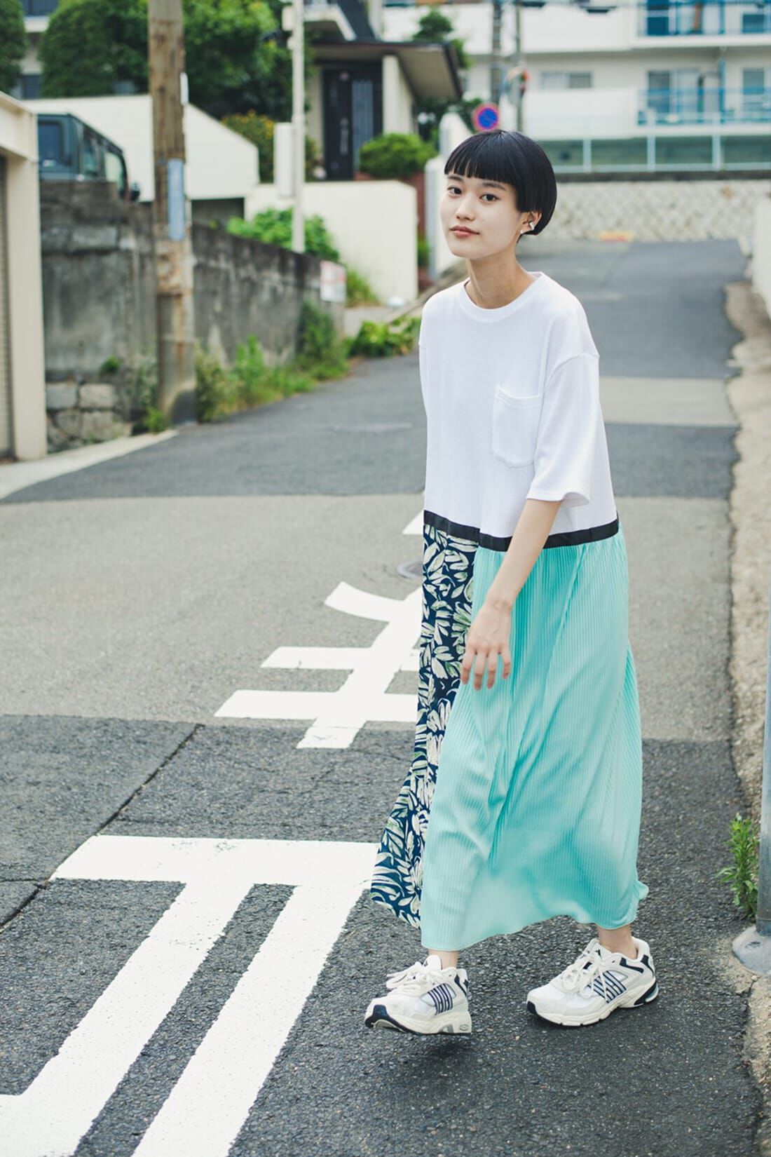 haco!|ｈａｃｏ！　特別感＆オシャレさ＆テンション３割増しな異素材ミックスワンピース　ＹＥＡＨ　ＲＩＧＨＴ！！　ｆｏｒ　ｈａｃｏ！