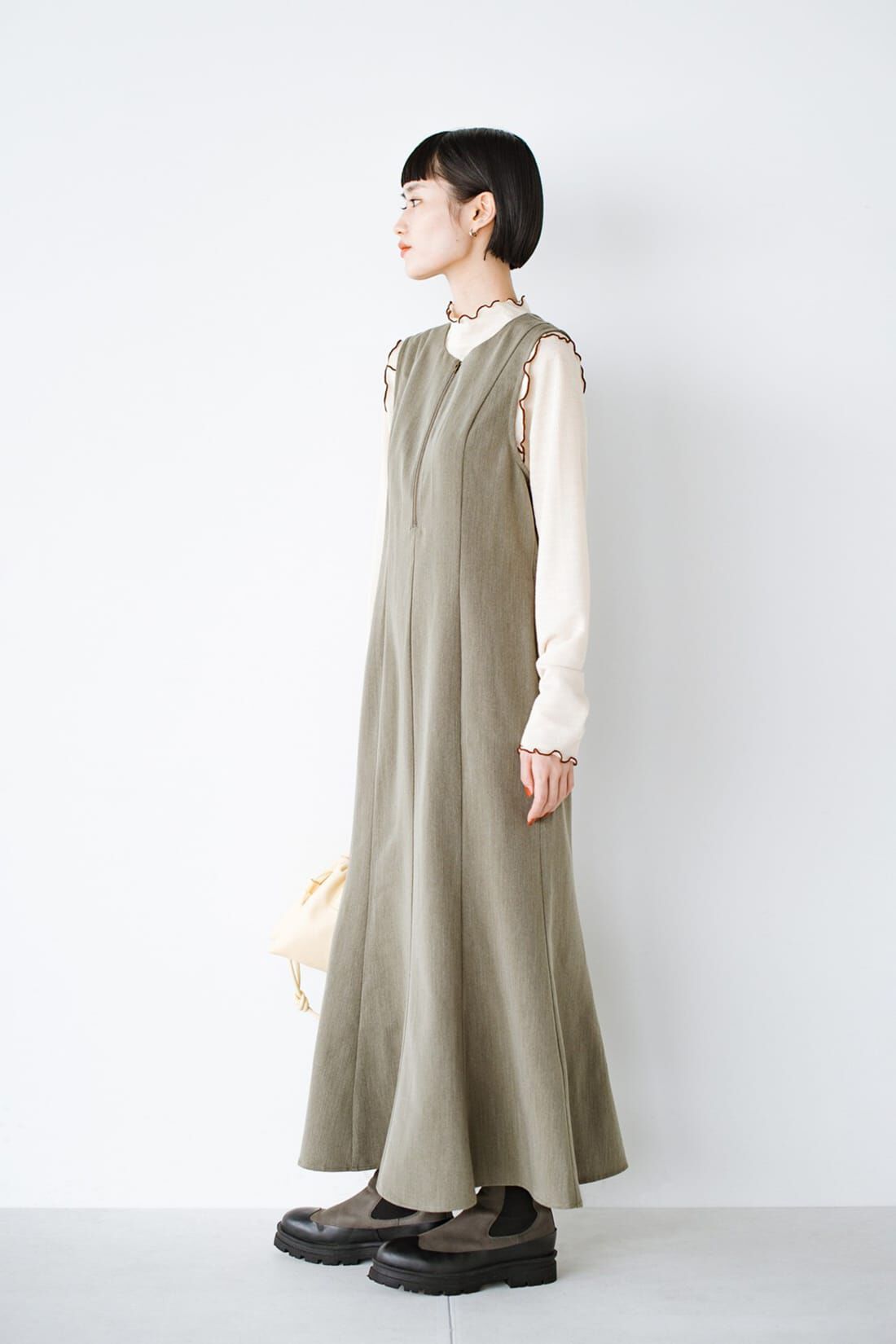 haco!|ｈａｃｏ！ 季節の変化を楽しむ「愛服」 オールシーズンクローゼット常駐 半袖も長袖もオンもオフも華やかにきまるマーメイドワンピース