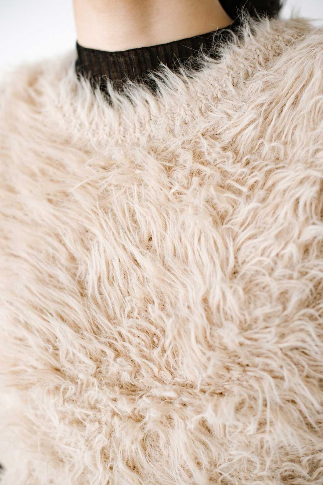 haco!|ｈａｃｏ！×ＮＯＫＩ 花をまとうコラボシリーズ【糸菊】ふわっふわのニット＆アームウォーマー