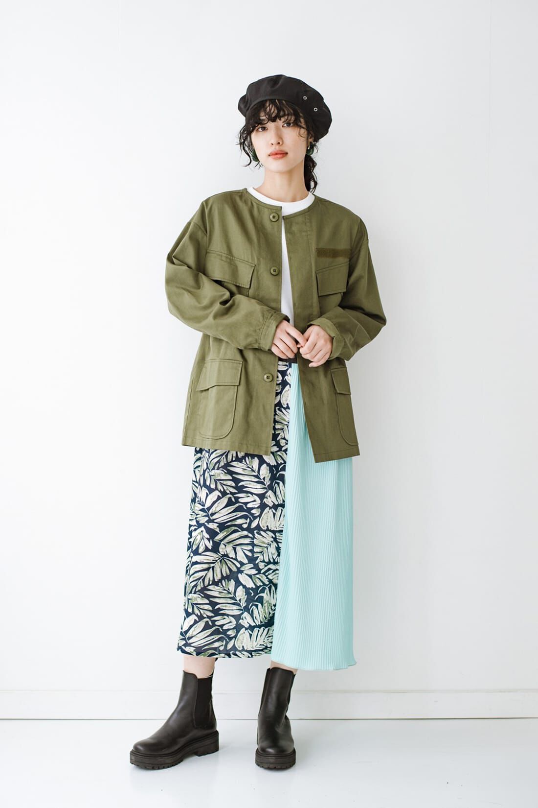 haco!|ｈａｃｏ！　特別感＆オシャレさ＆テンション３割増しな異素材ミックスワンピース　ＹＥＡＨ　ＲＩＧＨＴ！！　ｆｏｒ　ｈａｃｏ！
