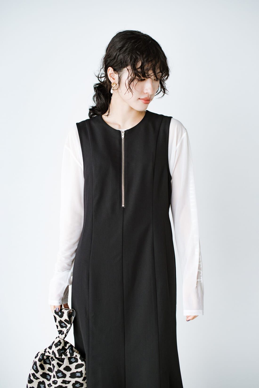 haco!|ｈａｃｏ！ 季節の変化を楽しむ「愛服」 オールシーズンクローゼット常駐 半袖も長袖もオンもオフも華やかにきまるマーメイドワンピース