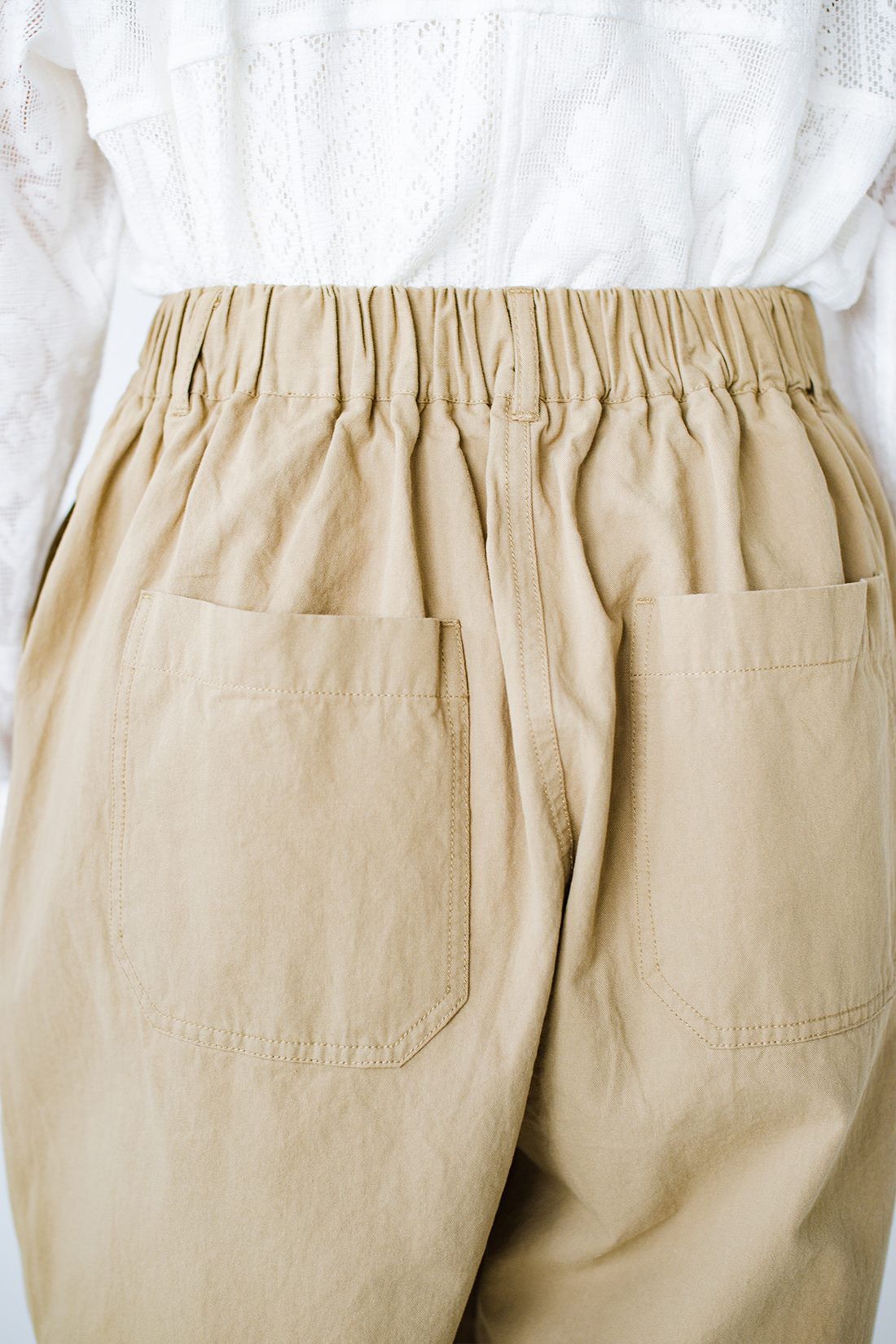 haco!|haco! 別注 refined works シルエットのかっこよさと楽ちんさに定評がある！ツイルテーパードパンツ