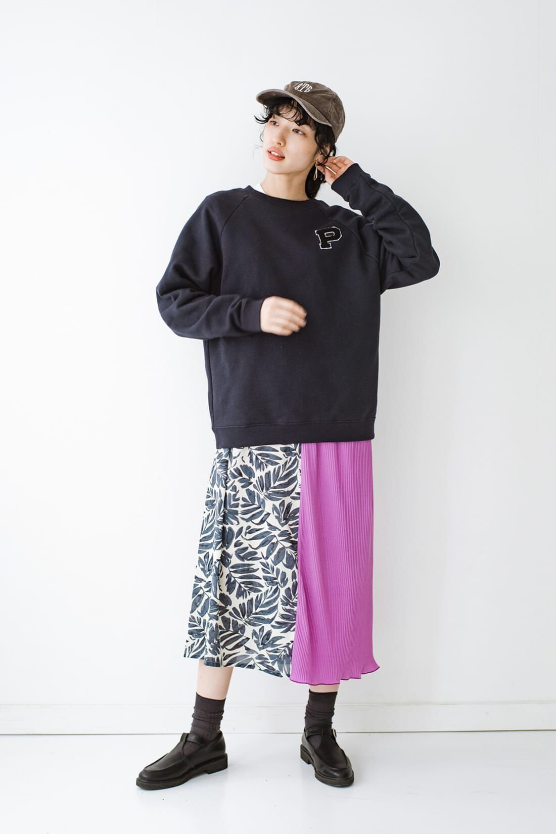 haco!|ｈａｃｏ！　特別感＆オシャレさ＆テンション３割増しな異素材ミックスワンピース　ＹＥＡＨ　ＲＩＧＨＴ！！　ｆｏｒ　ｈａｃｏ！