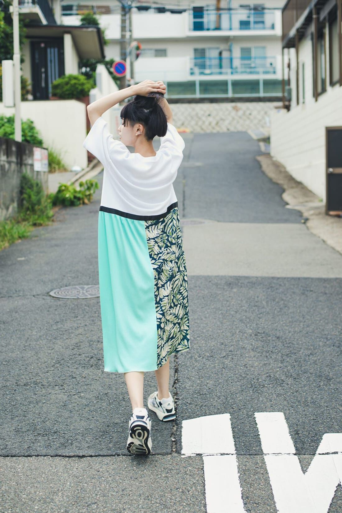 haco!|ｈａｃｏ！　特別感＆オシャレさ＆テンション３割増しな異素材ミックスワンピース　ＹＥＡＨ　ＲＩＧＨＴ！！　ｆｏｒ　ｈａｃｏ！