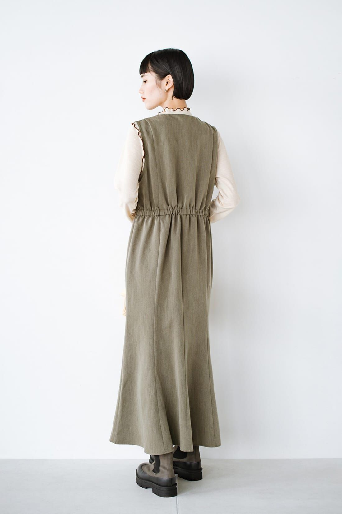 haco!|ｈａｃｏ！ 季節の変化を楽しむ「愛服」 オールシーズンクローゼット常駐 半袖も長袖もオンもオフも華やかにきまるマーメイドワンピース