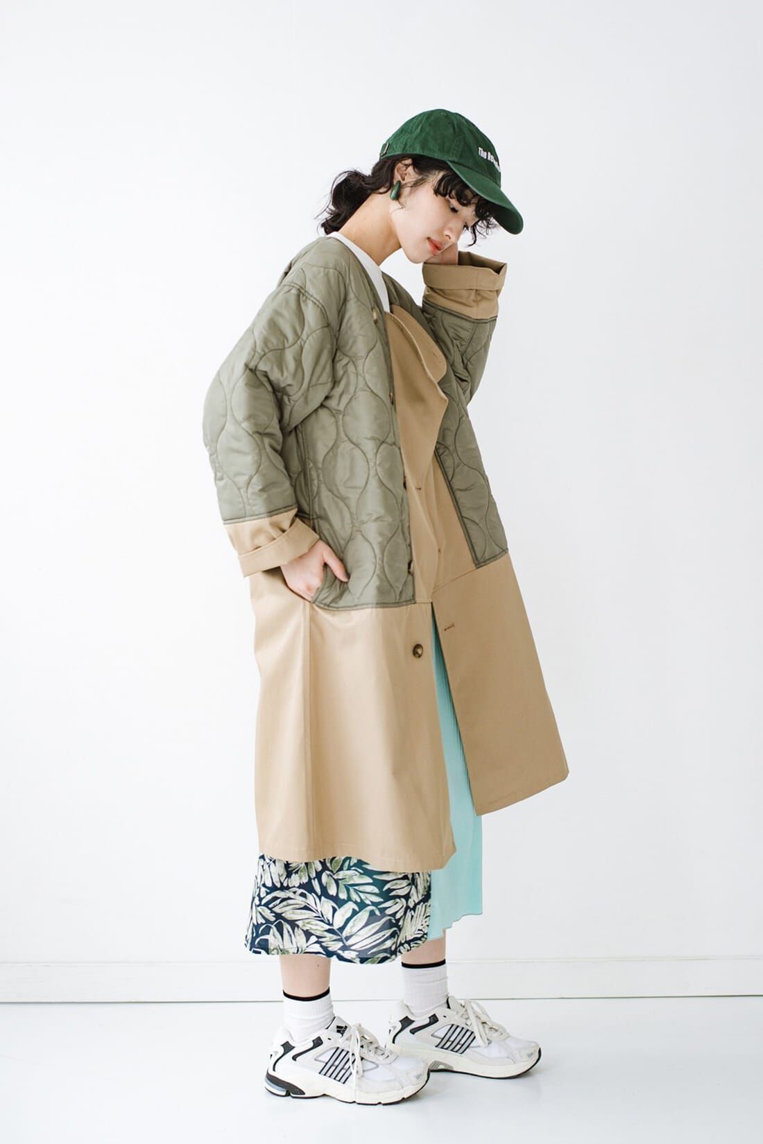haco!|ｈａｃｏ！　特別感＆オシャレさ＆テンション３割増しな異素材ミックスワンピース　ＹＥＡＨ　ＲＩＧＨＴ！！　ｆｏｒ　ｈａｃｏ！