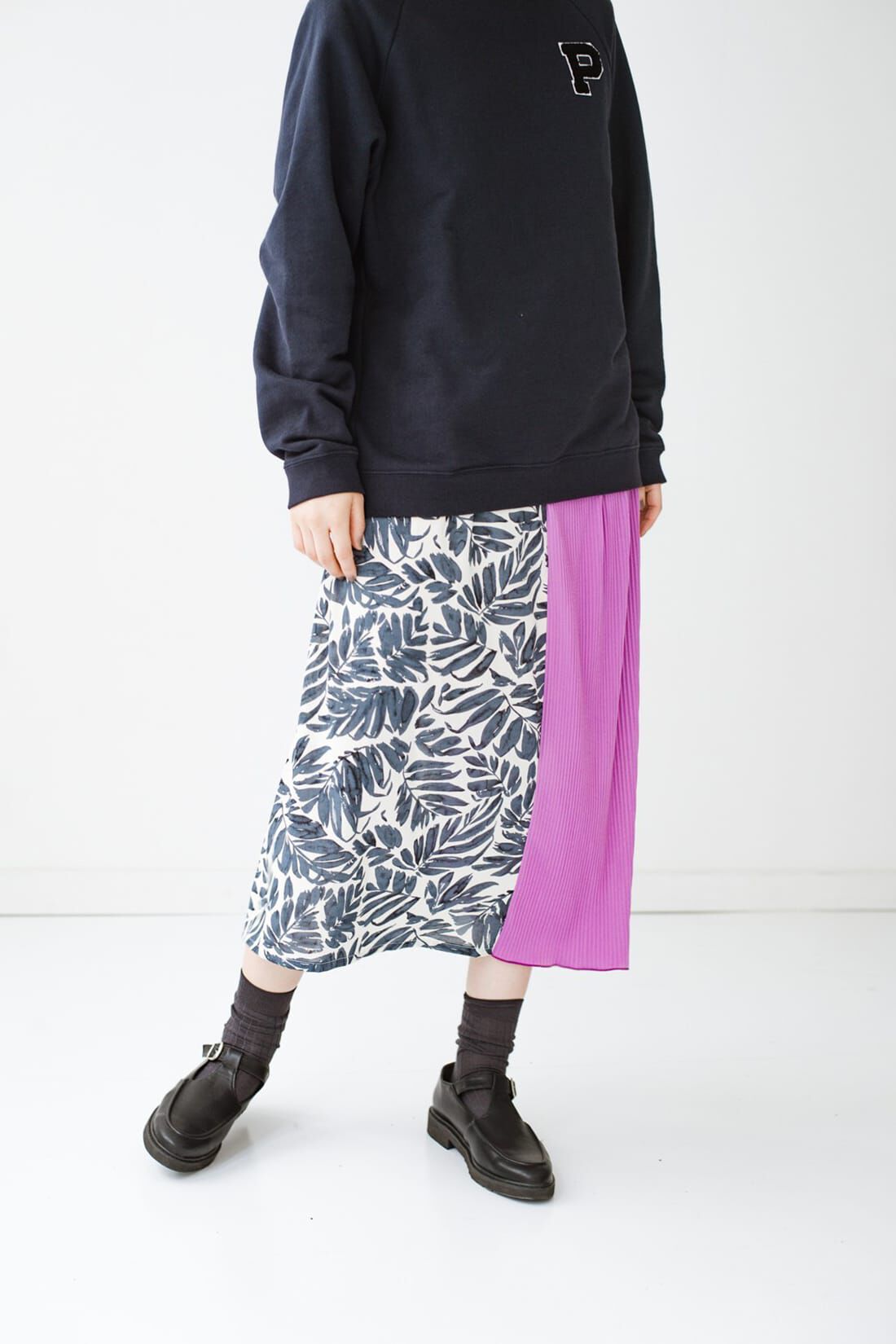 haco!|ｈａｃｏ！　特別感＆オシャレさ＆テンション３割増しな異素材ミックスワンピース　ＹＥＡＨ　ＲＩＧＨＴ！！　ｆｏｒ　ｈａｃｏ！