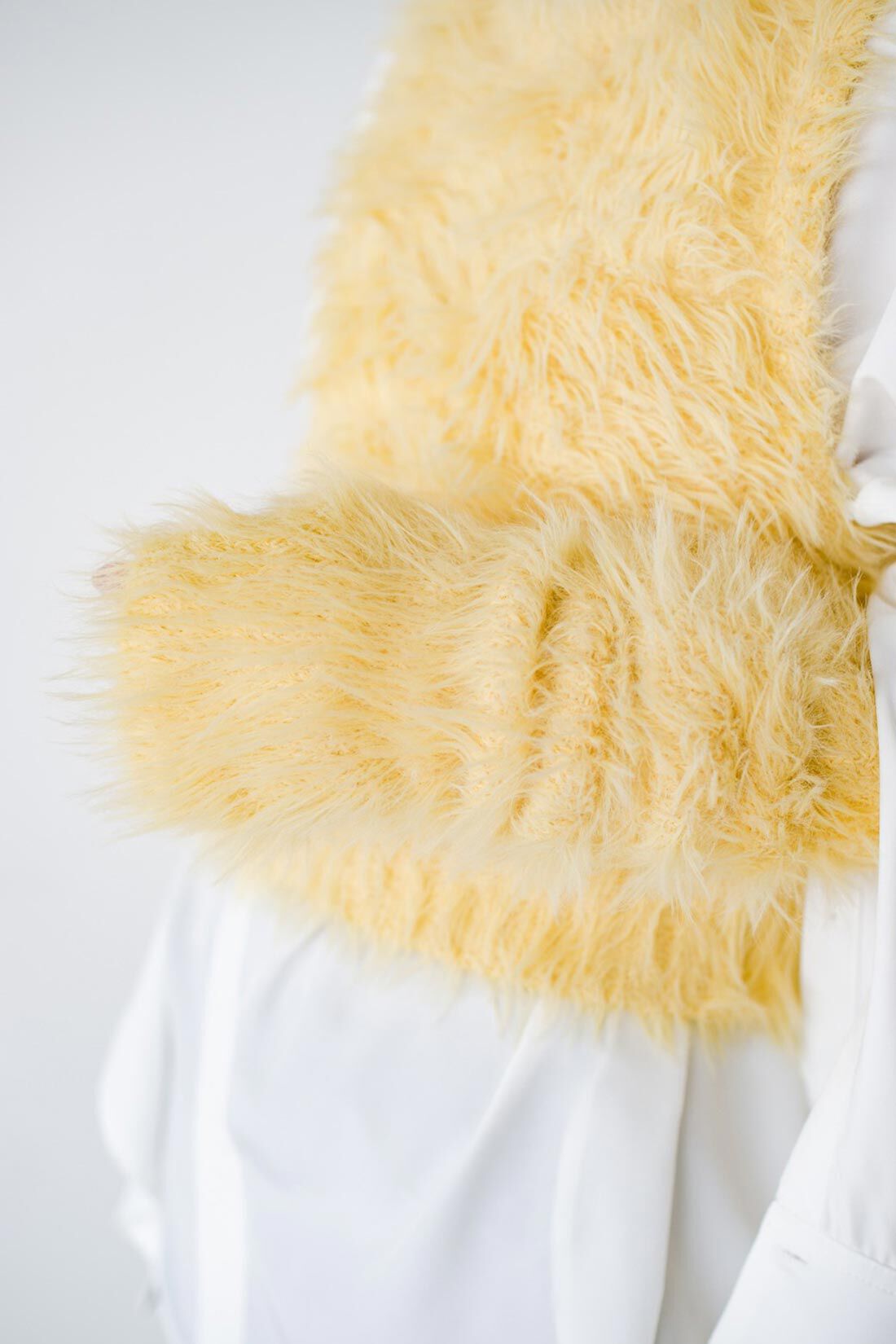 haco!|ｈａｃｏ！×ＮＯＫＩ 花をまとうコラボシリーズ【糸菊】ふわっふわのニット＆アームウォーマー