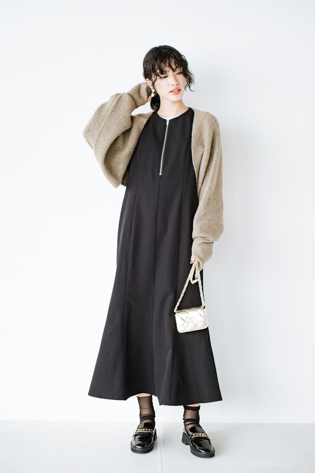 haco!|ｈａｃｏ！ 季節の変化を楽しむ「愛服」 オールシーズンクローゼット常駐 半袖も長袖もオンもオフも華やかにきまるマーメイドワンピース