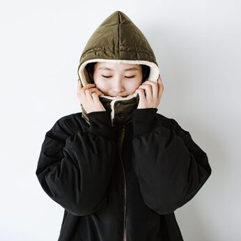 haco! | QUILT BOA R/BALACLAVA〈オリーブ〉