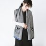 RIP TIEDYE PKT R/STOLE〈グレー〉