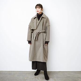 haco! | F/CE. CHECK BONDING コート