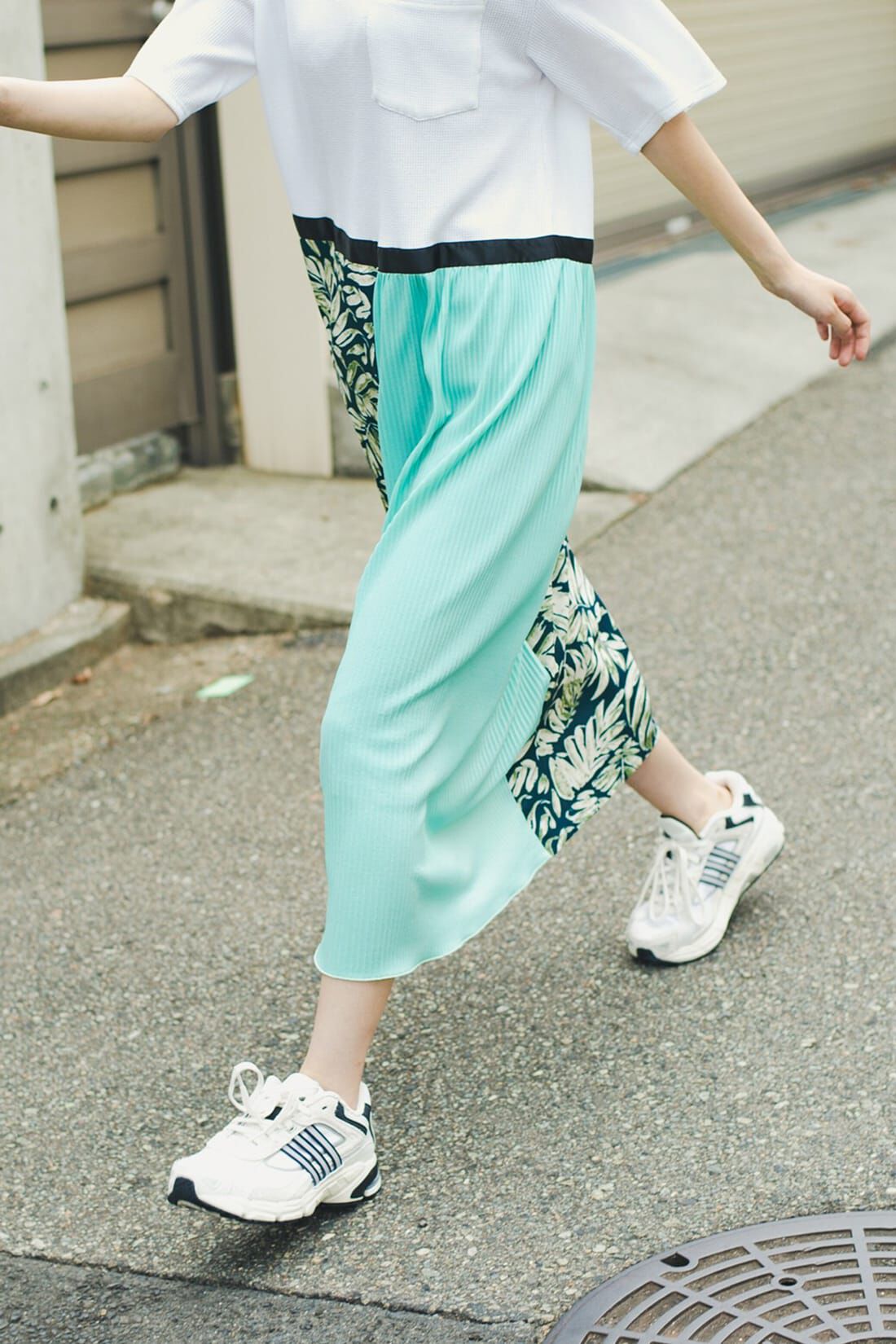 haco!|ｈａｃｏ！　特別感＆オシャレさ＆テンション３割増しな異素材ミックスワンピース　ＹＥＡＨ　ＲＩＧＨＴ！！　ｆｏｒ　ｈａｃｏ！