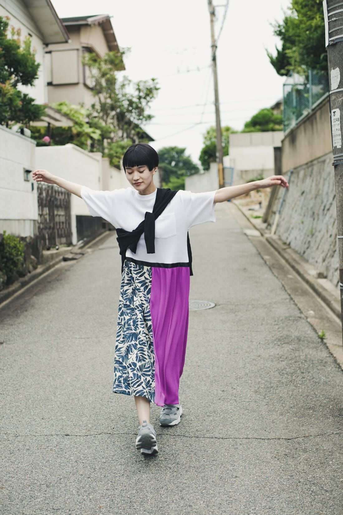 haco!|ｈａｃｏ！　特別感＆オシャレさ＆テンション３割増しな異素材ミックスワンピース　ＹＥＡＨ　ＲＩＧＨＴ！！　ｆｏｒ　ｈａｃｏ！