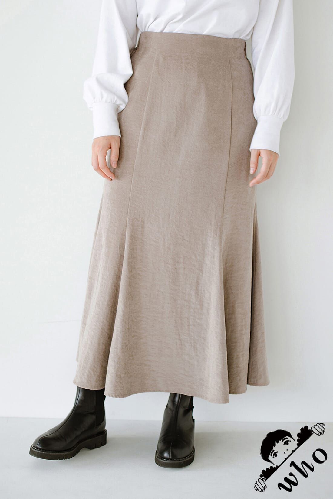 haco!|ｈａｃｏ！　大人っぽさも女っぽさも欲しいときの相棒！　やさしい雰囲気だけどぼやけない起毛素材がポイントのマーメイドスカートｂｙ　ｗｈｏ　ｍａｄｅ　ｍｅ