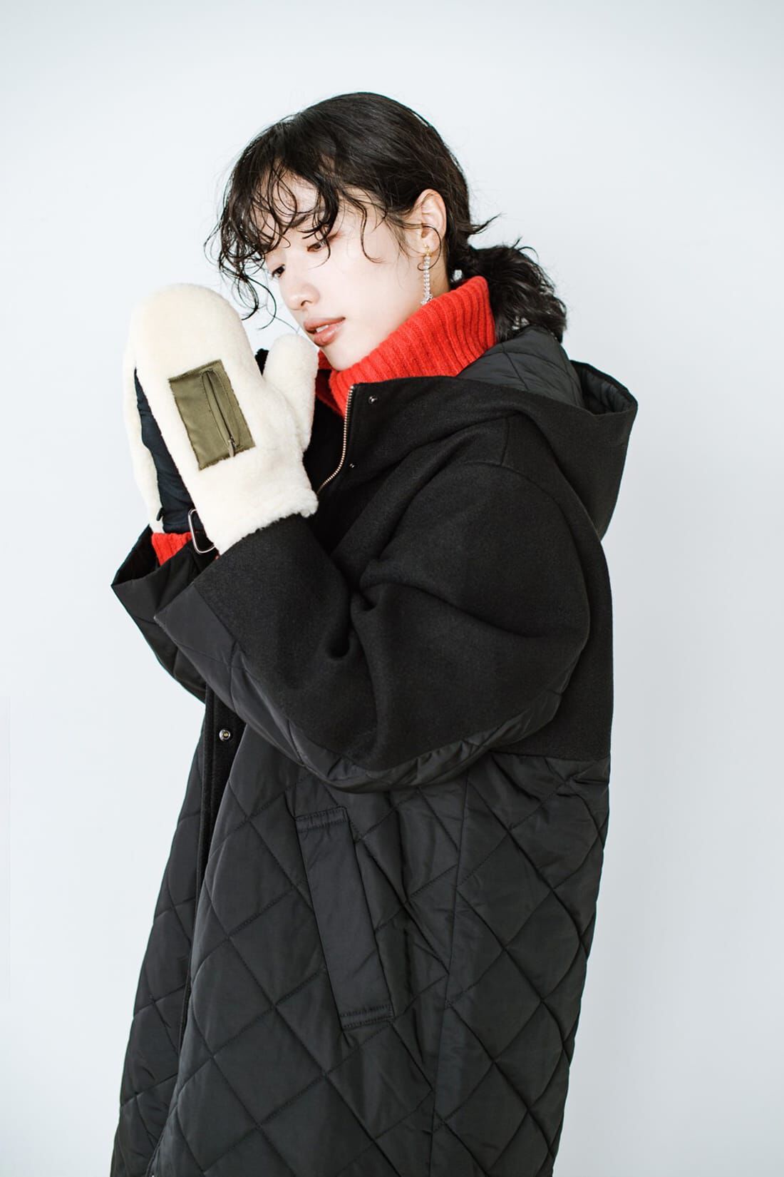 haco!|ＳＵＢＬＩＭＥ ＧＯ ＯＵＴ ＢＯＡ ＭＩＴＴＯＮ〈オフホワイト〉