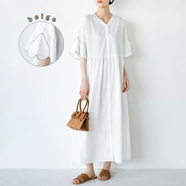 haco! | 袖にハート 羽織りにもなるワンピース〈ホワイト〉