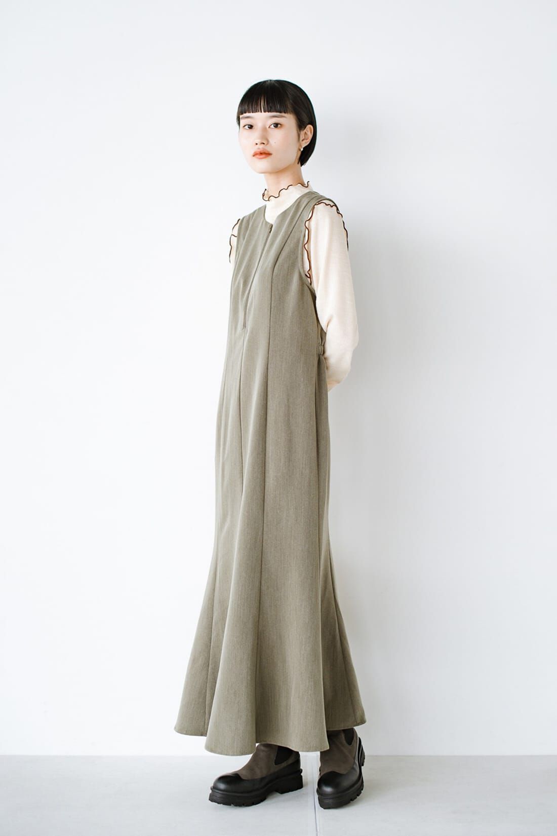 haco!|ｈａｃｏ！ 季節の変化を楽しむ「愛服」 オールシーズンクローゼット常駐 半袖も長袖もオンもオフも華やかにきまるマーメイドワンピース