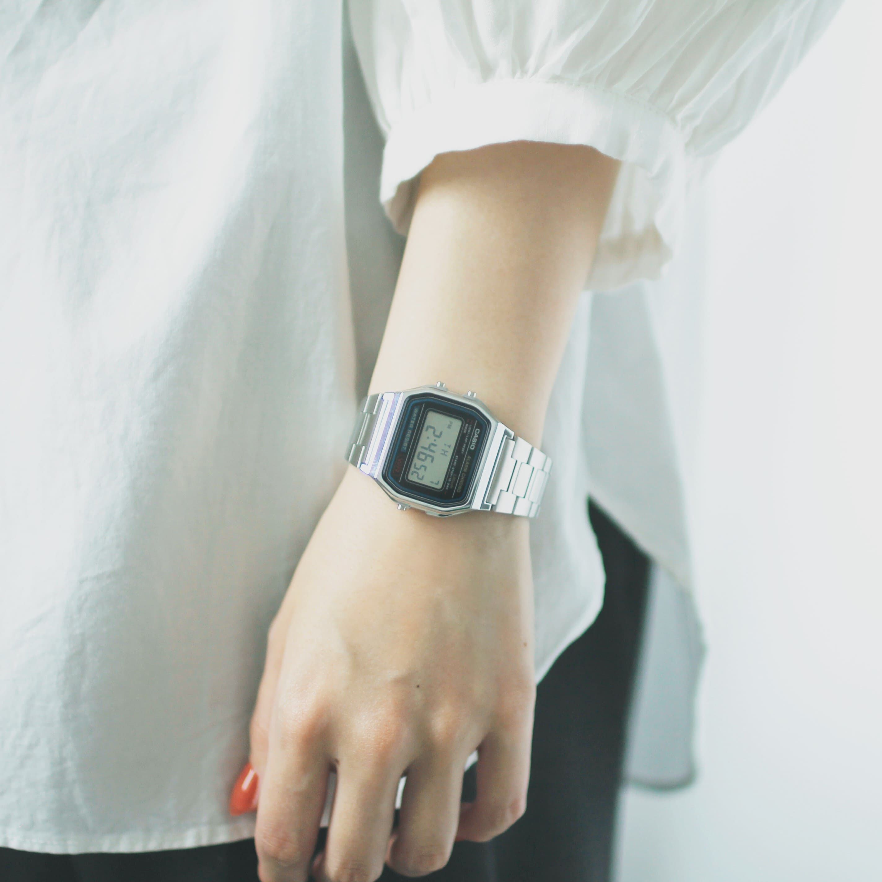 フェリシモギフトショップ|このごろ meets CASIO 推しカシ　トラッドなシティーボーイ〈A158WA-1JH〉|CASIOのなかでも、多くの人から愛され続ける大人気のモデル。