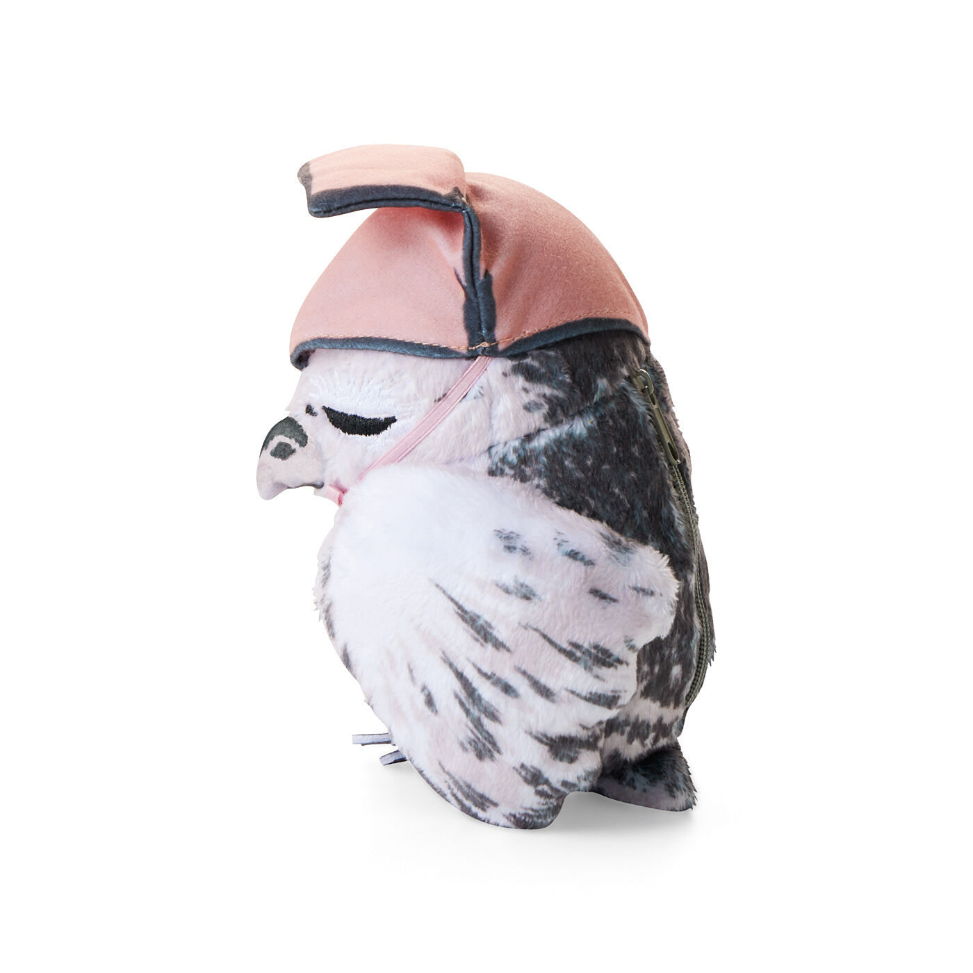 フェリシモギフトショップ|すみだ北斎美術館×ミュージアム部　つられて眠くなっちゃう　北斎の居眠りふくろうポーチ|SIDE