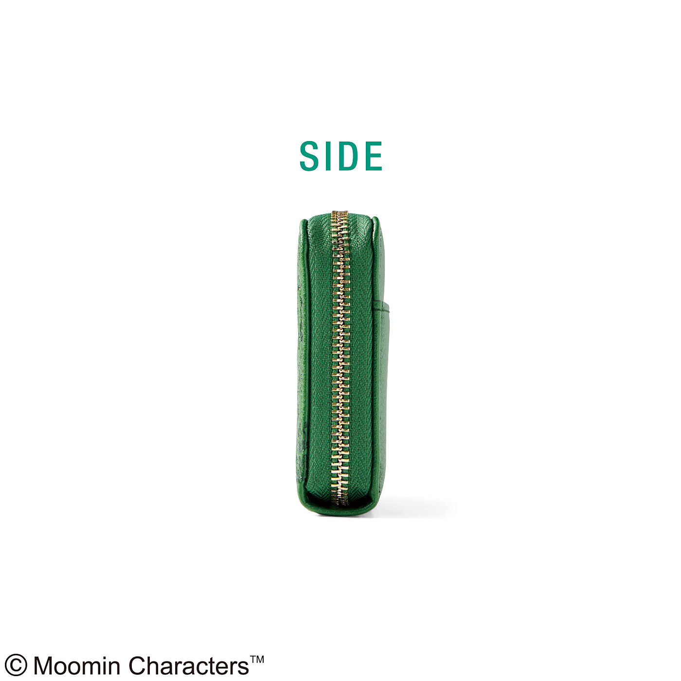 フェリシモギフトショップ|ムーミンと仲間たち　ムーミンハウスと華やかフラワーの型押し長財布