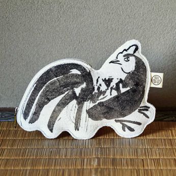 フェリシモギフトショップ | 上さまが描いたと伝わる 鶏図ポーチ