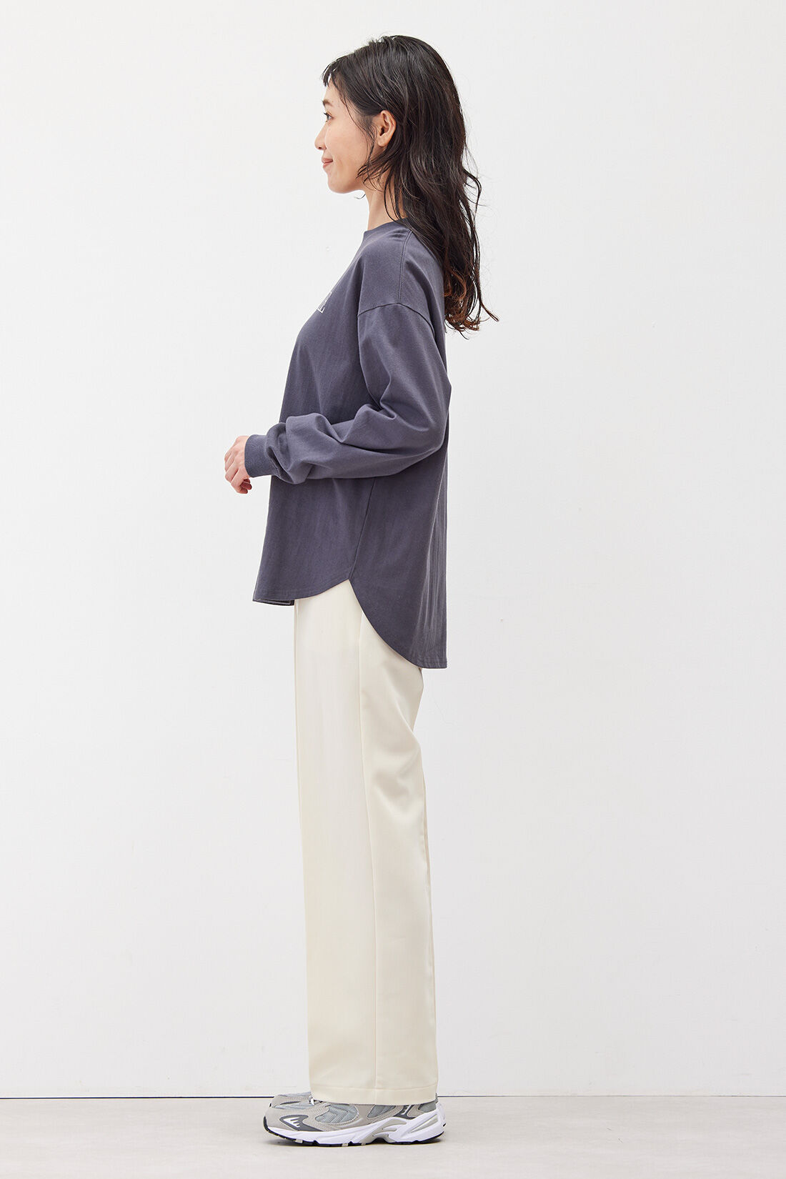 フェリシモギフトショップ|リブ イン コンフォート オンでもオフでも週7活躍！ きれいだねパンツ〈ワイドストレート〉〈アイボリー〉