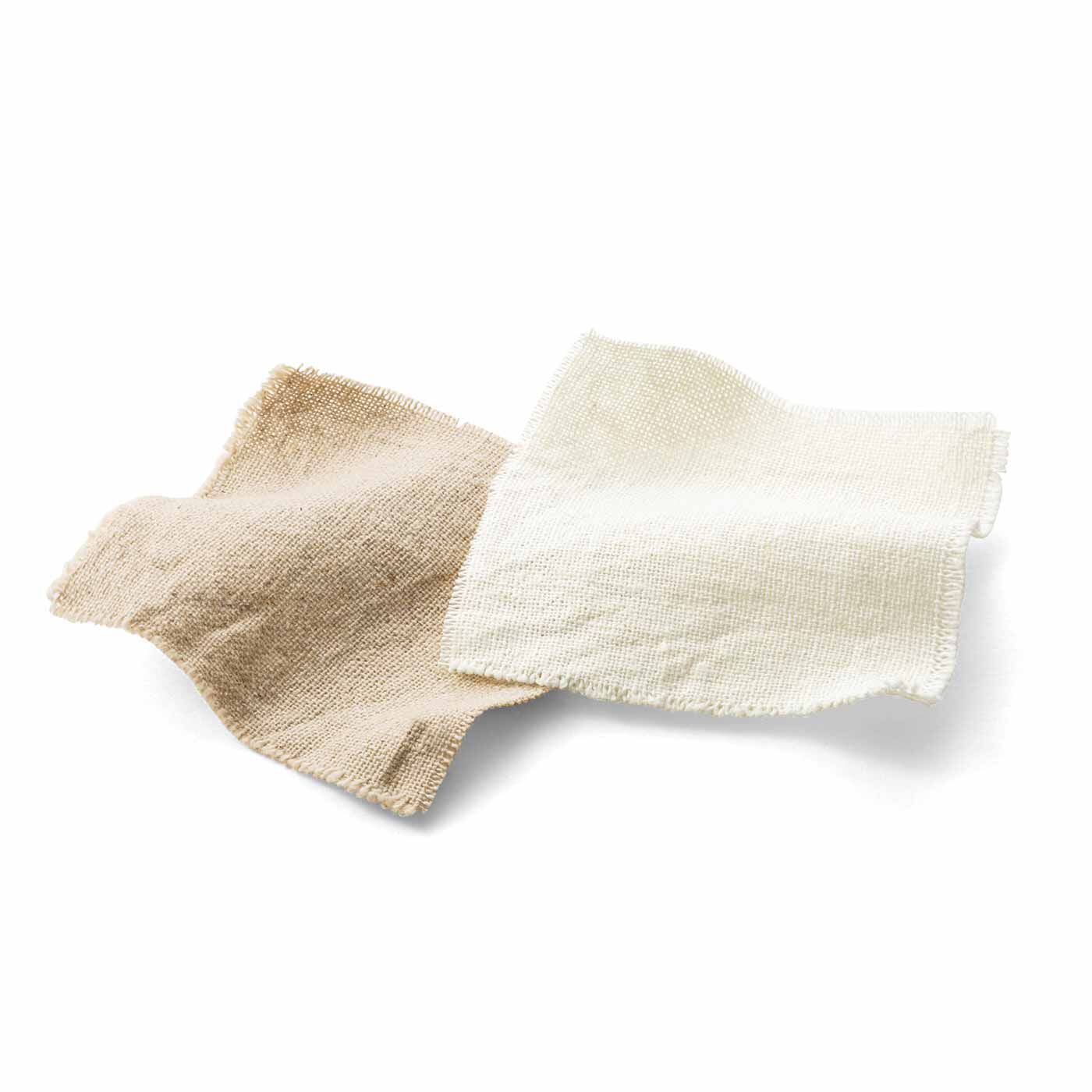 フェリシモギフトショップ|心地よいおうち時間 綿麻素材のHYGGEエプロン〈NATURAL〉|長く愛用して味わいを深めたい綿麻素材。
