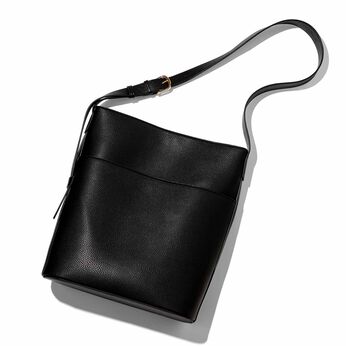 フェリシモギフトショップ | 栞里 毎日の相棒 Ａ４サイズ バケット バッグ ブラック 黒