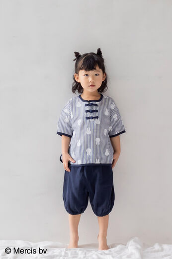 フェリシモギフトショップ | ｍｉｆｆｙ　ダブルガーゼ半袖キッズセットアップ